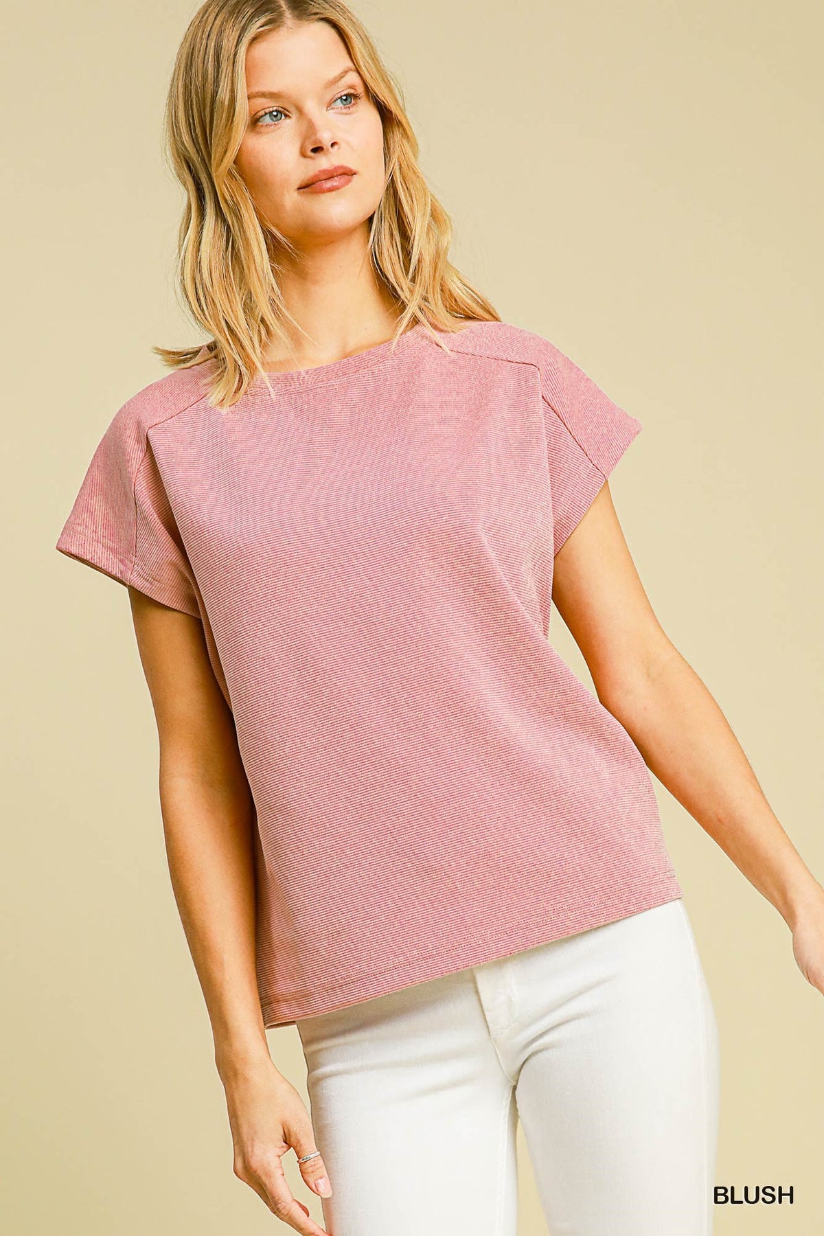 Casual Blush Top