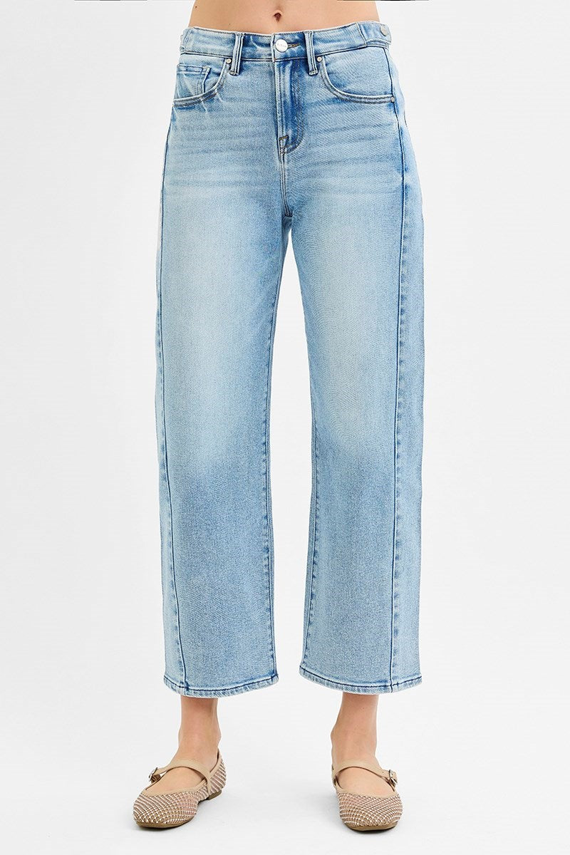 Abby High Rise Crop Jean - KC Outfitter