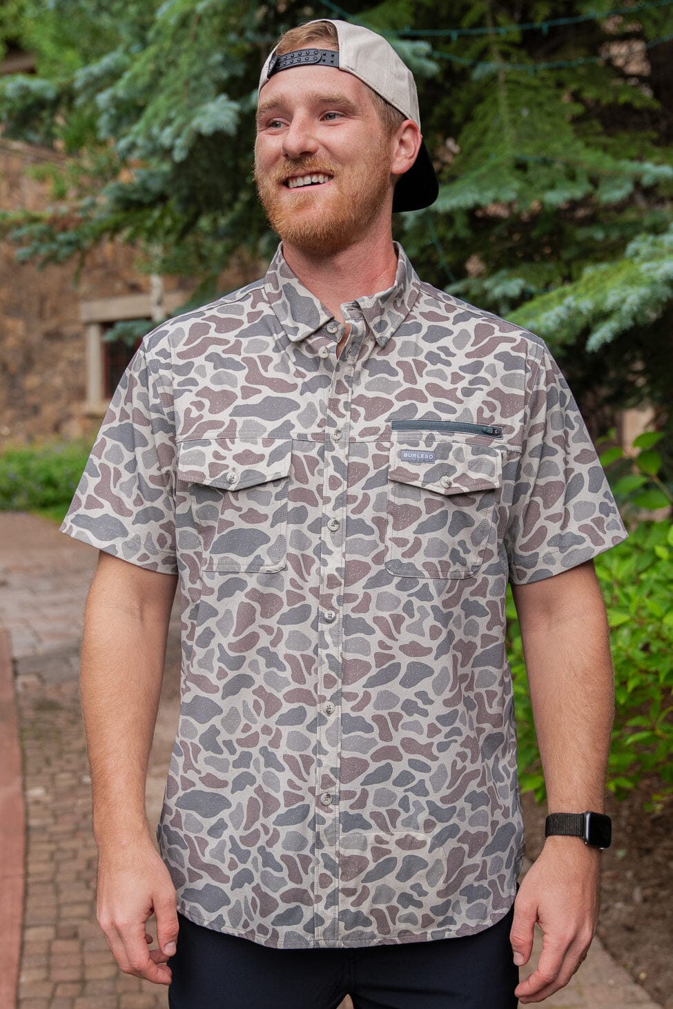 Burlebo - Performance Outdoor Shirt - Classic Camo