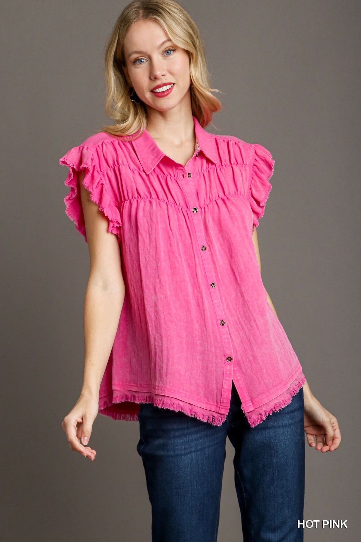 Oaklyn Smocked Top - KC Outfitter