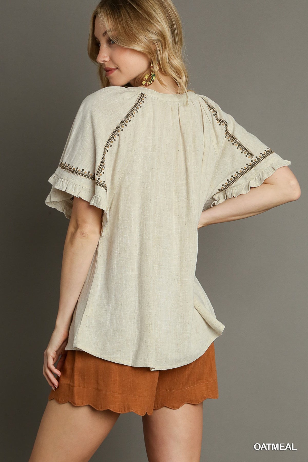 Misha Embroidery Top - KC Outfitter