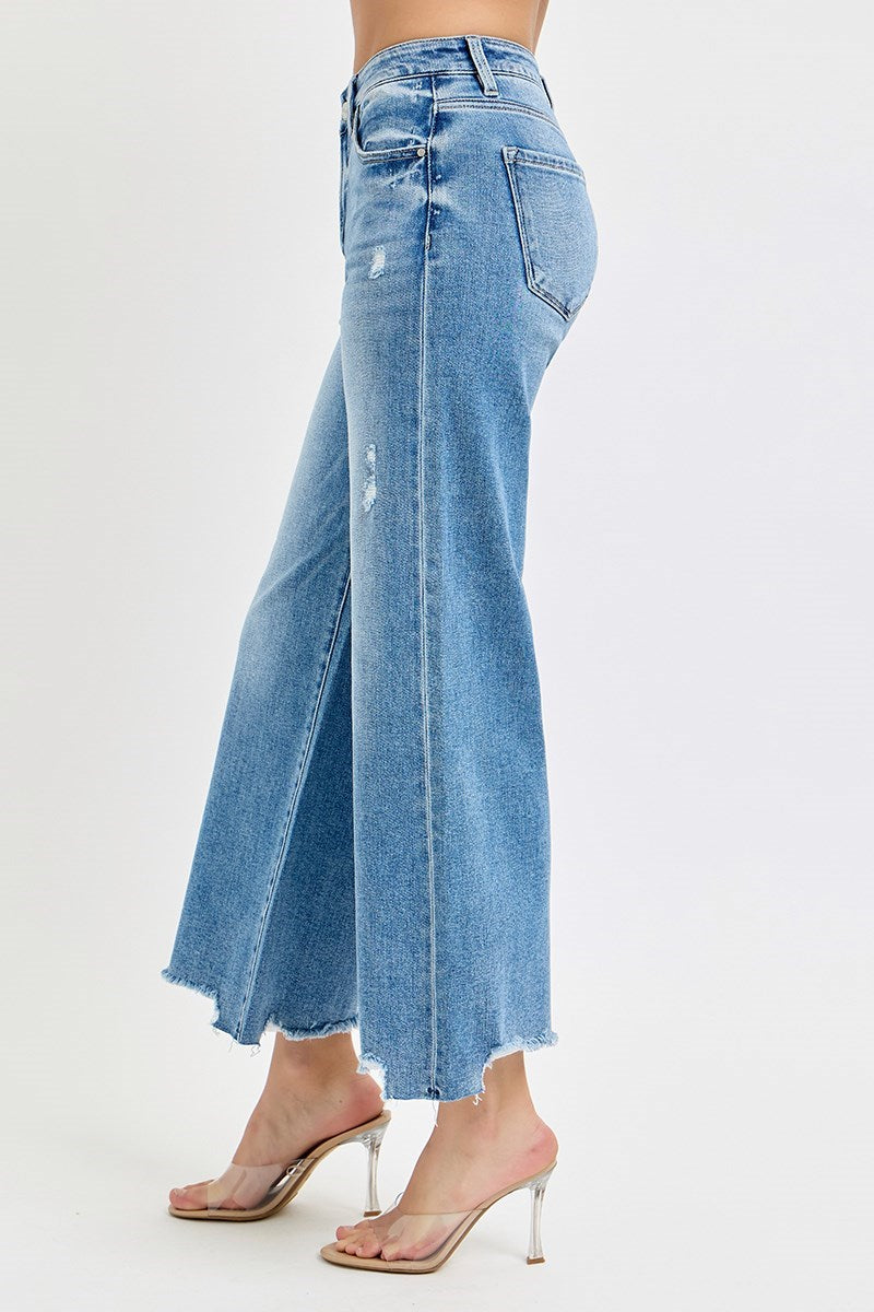 Rainy Wide Leg Crop Jean - KC Outfitter