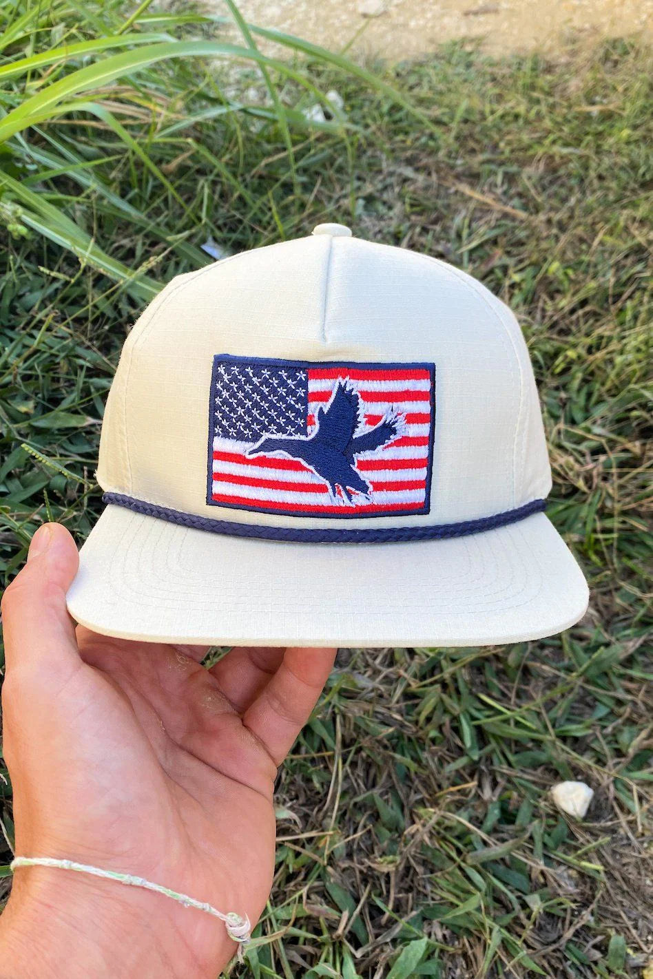 Burlebo - American Flag Duck Cap - KC Outfitter