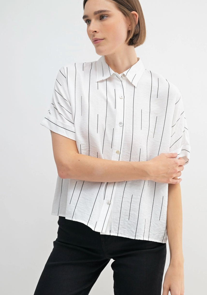 Whitney White Detail Top