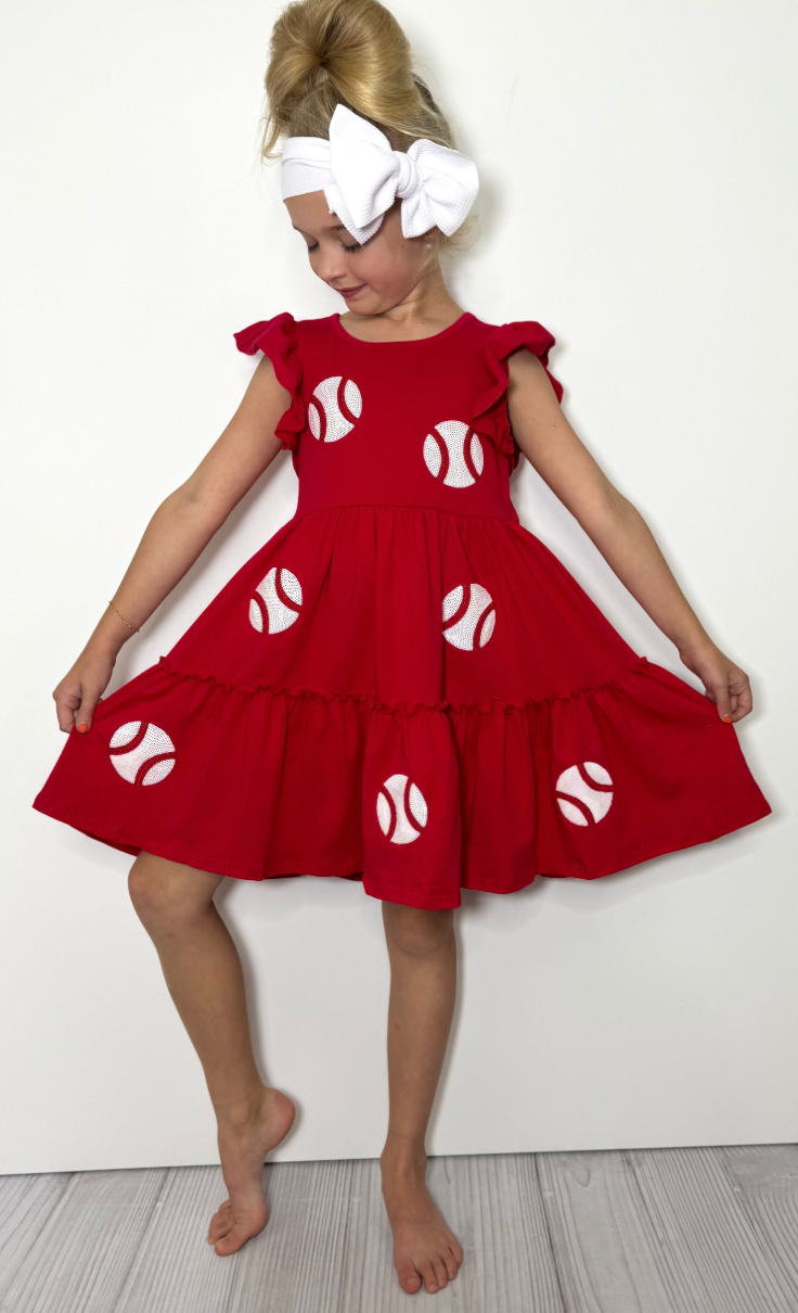 Baseball Sequin Dress