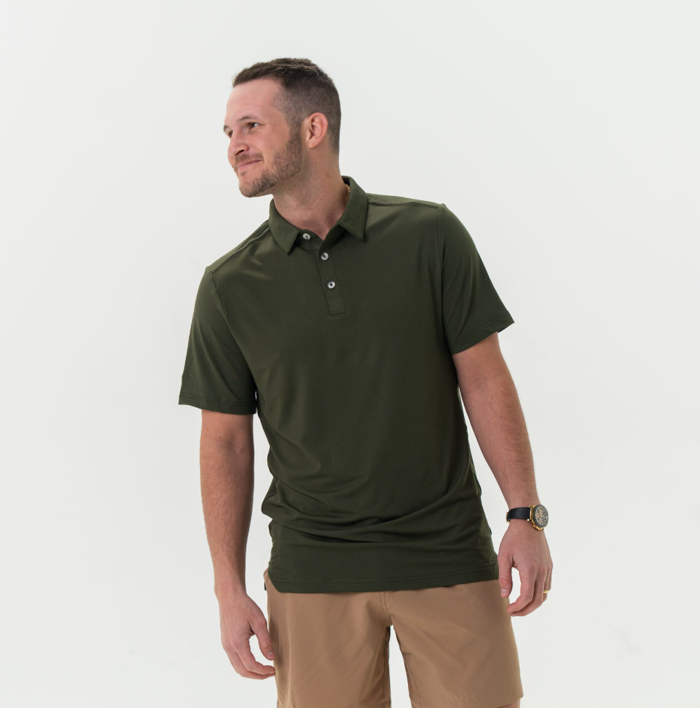 Burlebo - Performance Polo, Mallard Green - KC Outfitter
