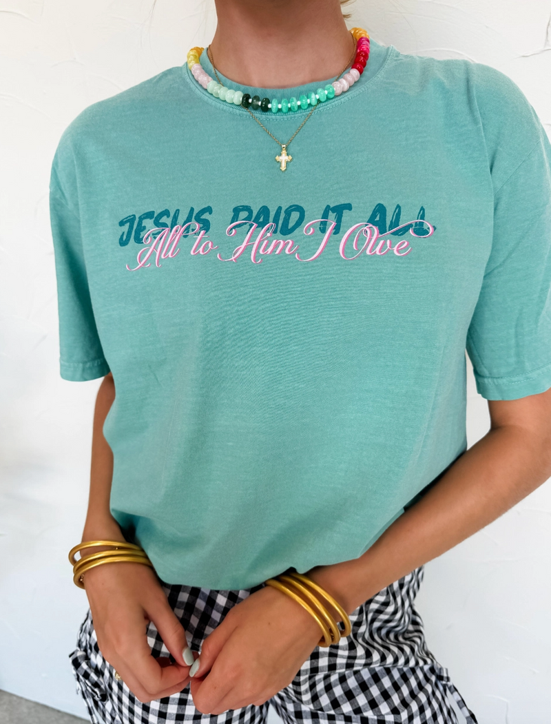 Jesus Paid it All Tshirt - KC Outfitter