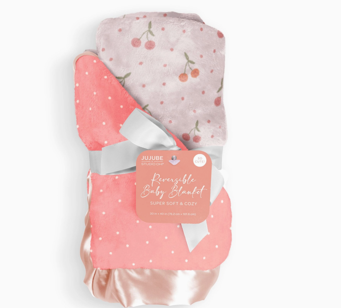 Reversable Baby Blanket - Cherry Cutie - KC Outfitter