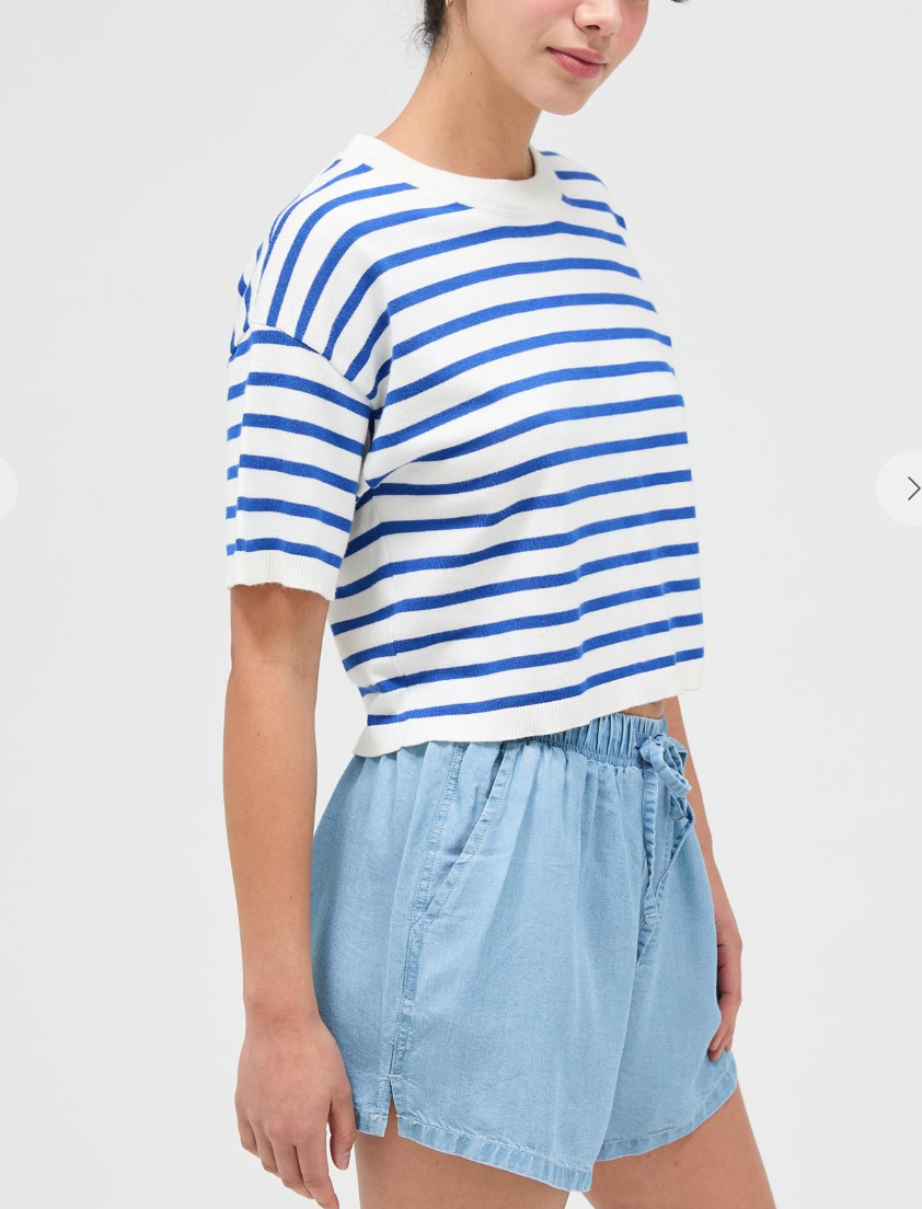 Rainy Striped Crop - KC Outfitter