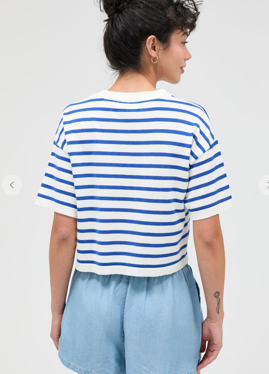 Rainy Striped Crop - KC Outfitter