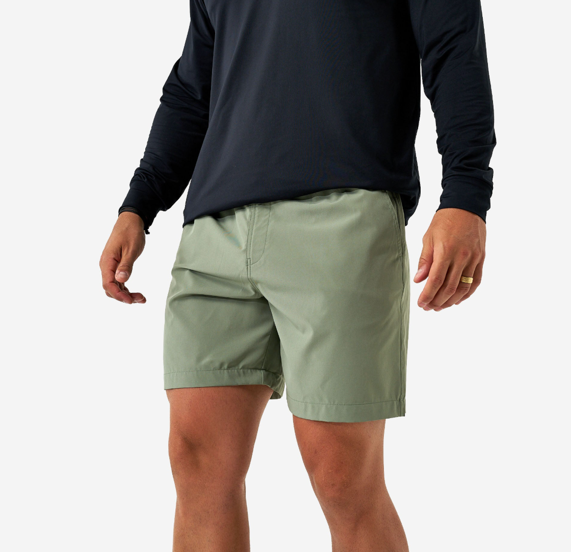 Burlebo - Everyday Shorts, Sage - KC Outfitter