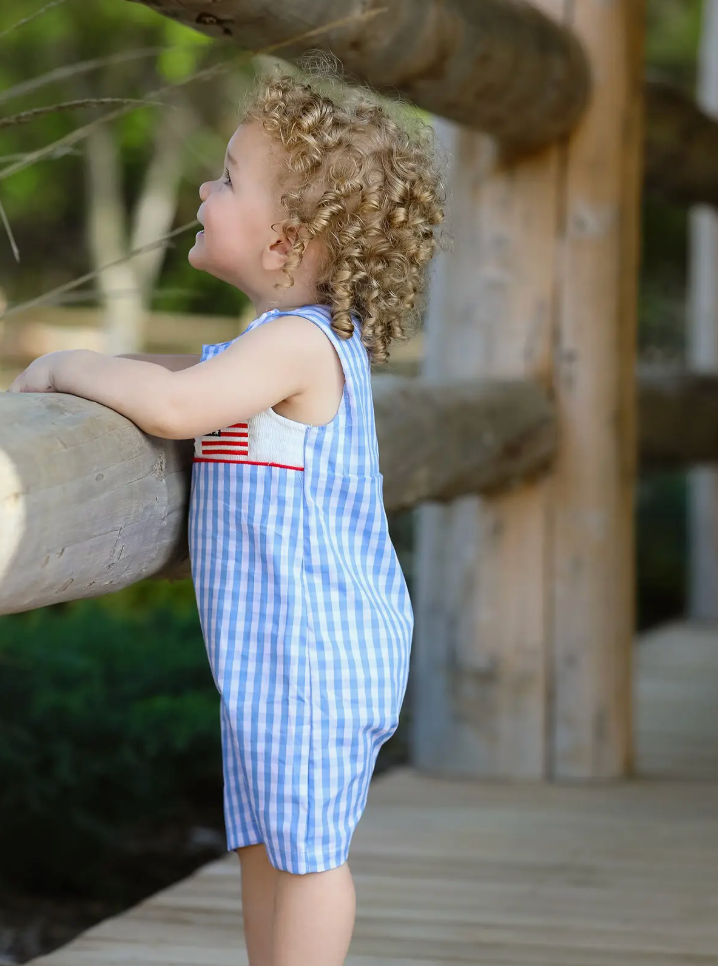 Flag Embroidery Romper - KC Outfitter