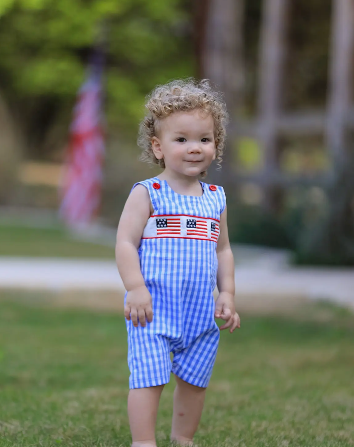 Flag Embroidery Romper - KC Outfitter