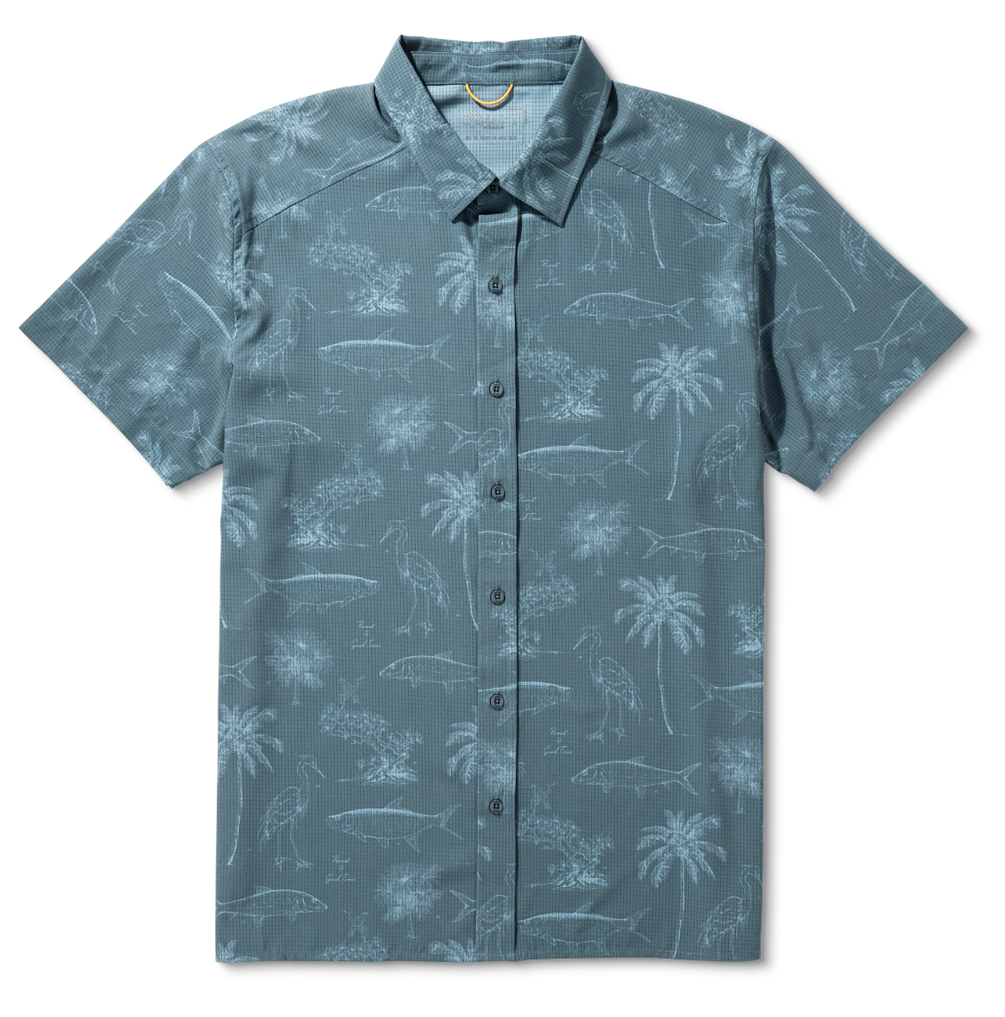 Marsh Wear - Breeze Weave Goblin Blue Shirt - KC Outfitter