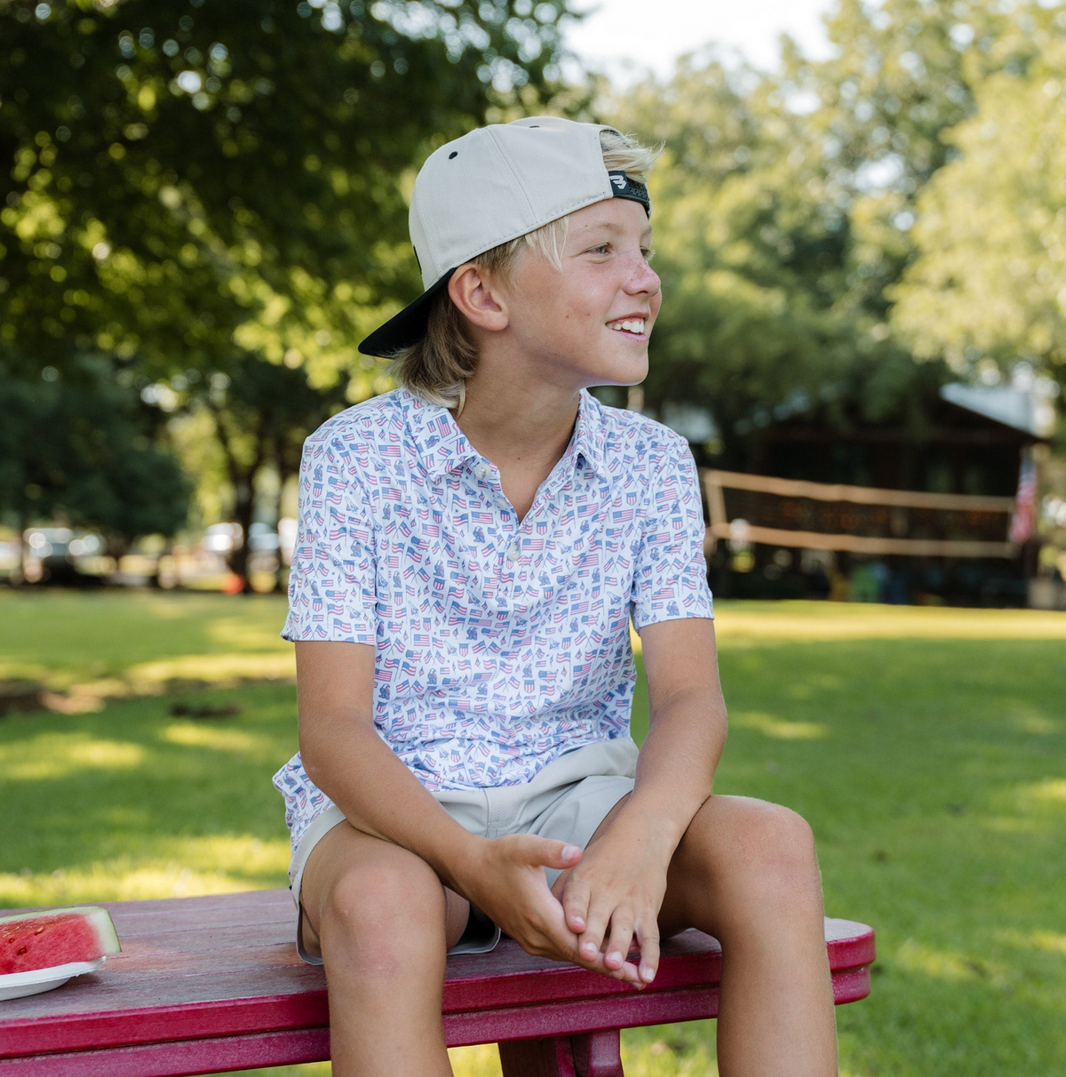 Burlebo - Youth Performance Polo, Old Glory