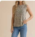 Leopared Tank Top