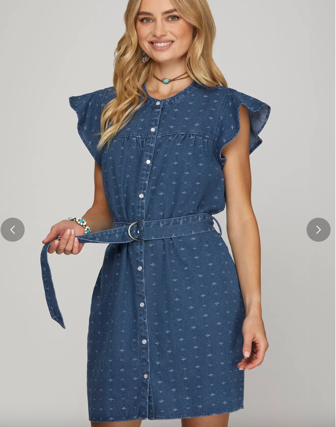 Jade Denim Dress