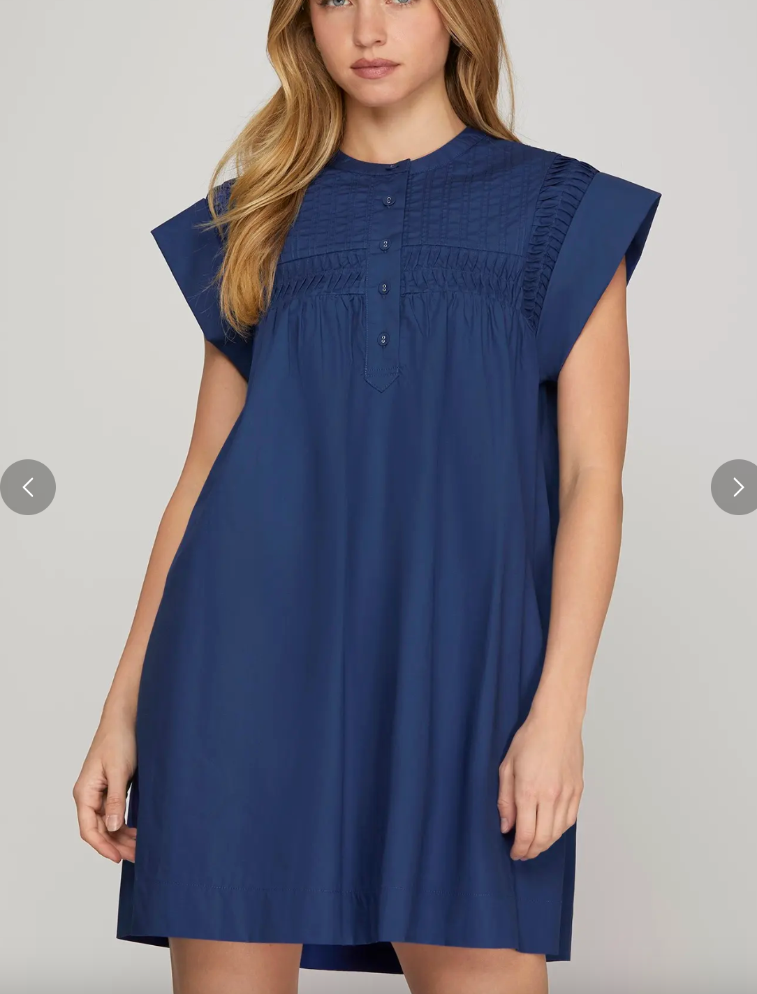 DeeDee Pintuck Detail Dress