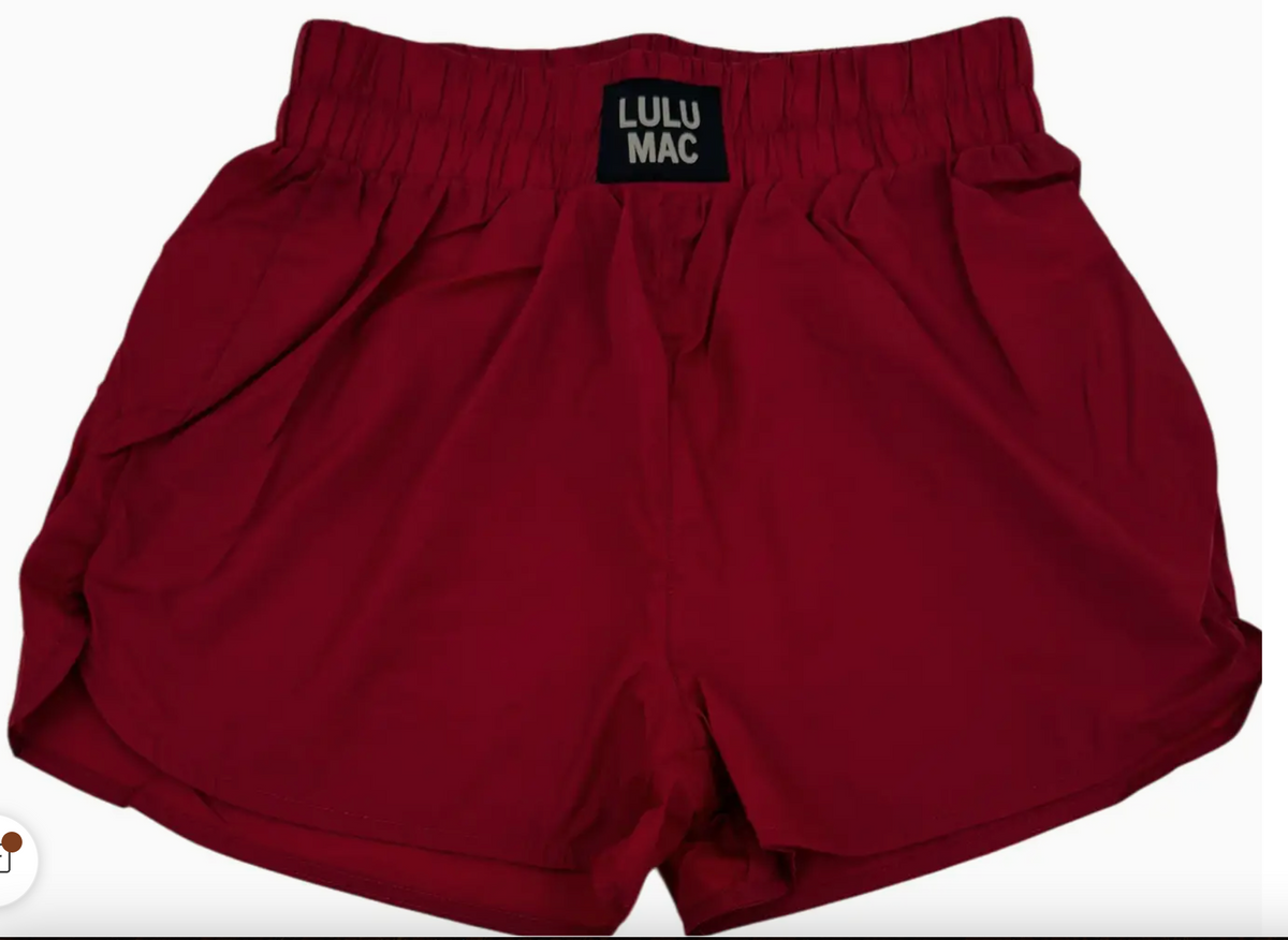 LULU Mac - OG Shorts, maroon