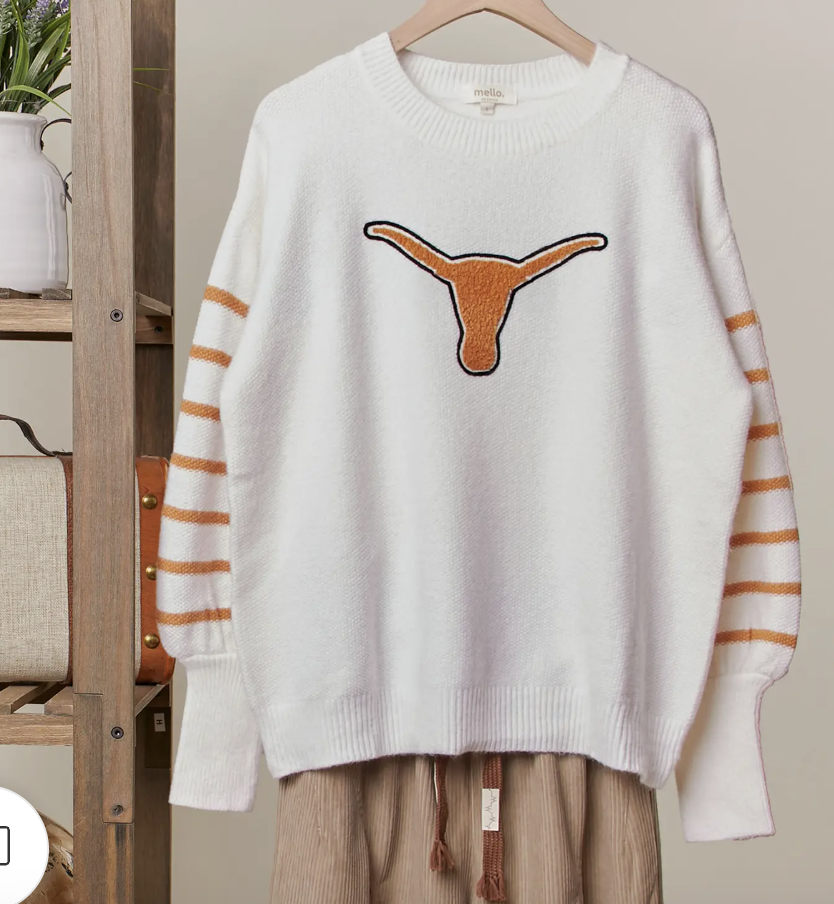 Texas Embroidered Sweater - KC Outfitter