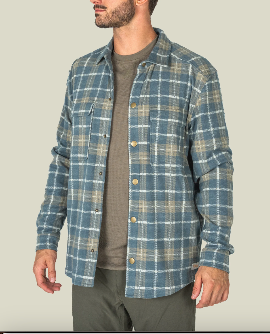 Marsh Wear - Seadrift Overshirt, Goblin Blue - KC Outfitter