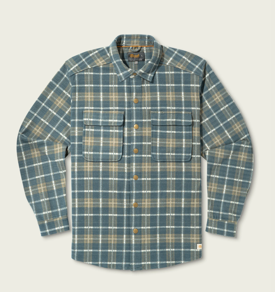 Marsh Wear - Seadrift Overshirt, Goblin Blue - KC Outfitter