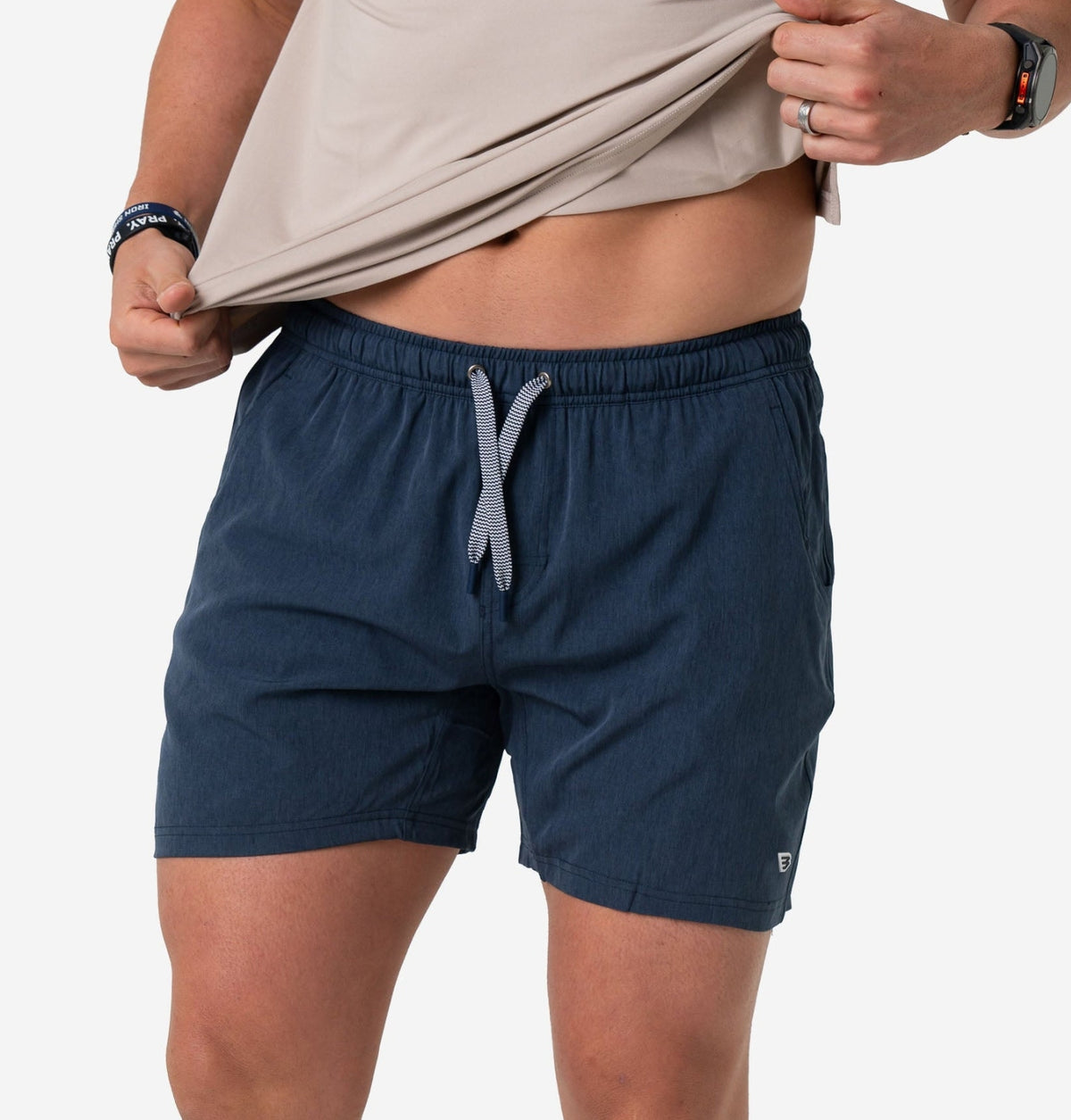 Burlebo - Athletic Shorts, Blue - KC Outfitter