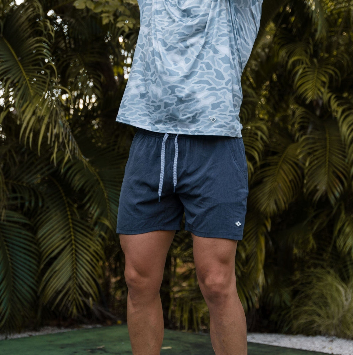 Burlebo - Athletic Shorts, Blue - KC Outfitter