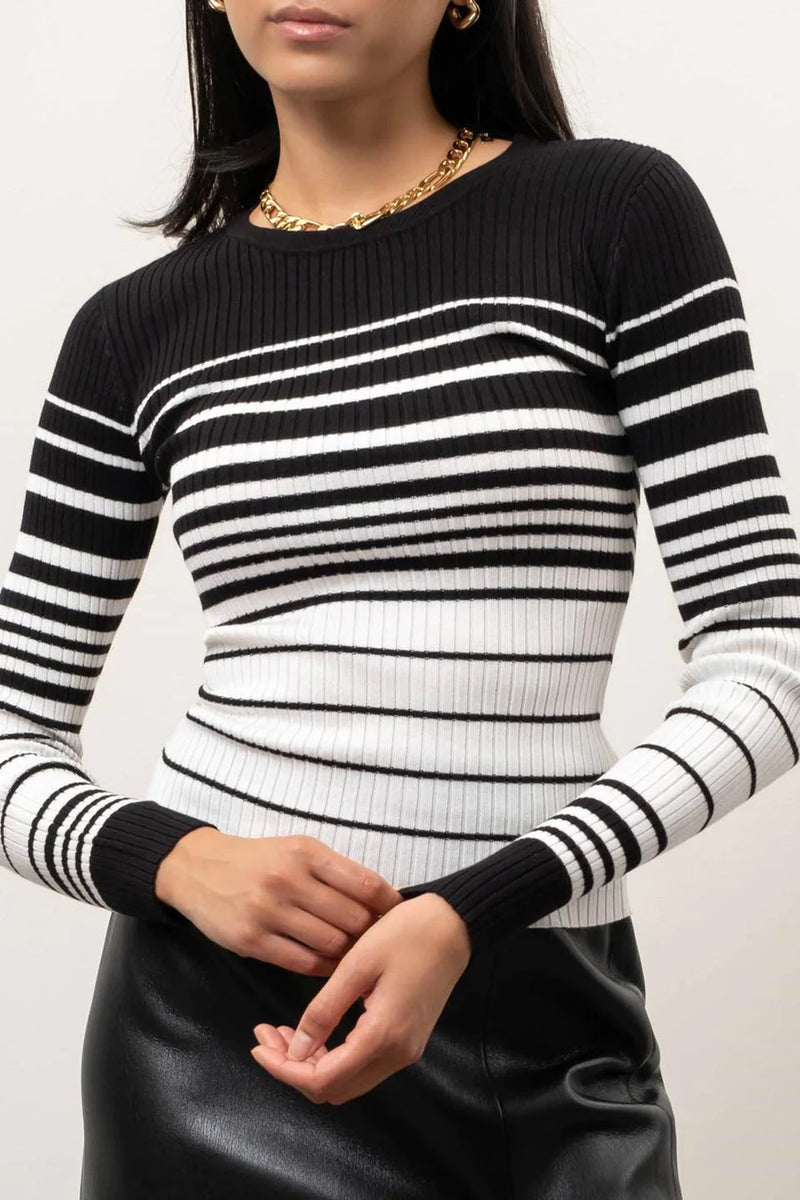 Cindy Stripe Sweater - KC Outfitter