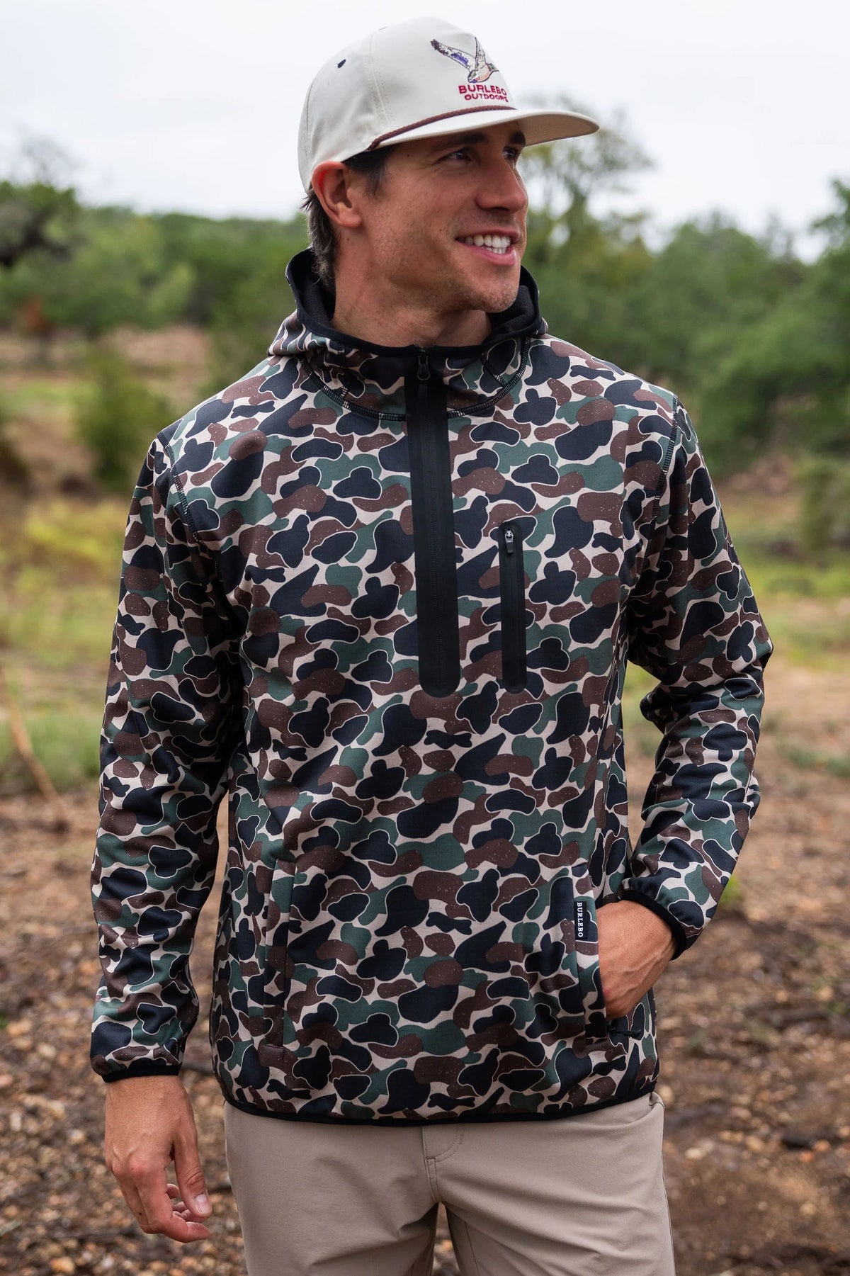 Burlebo - Duke Tech Fleece Throwback Camo - KC Outfitter