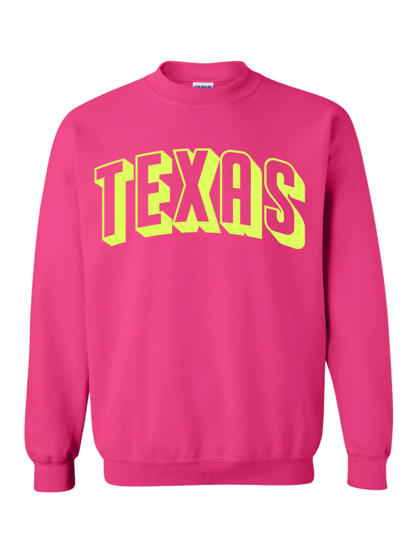 Neon Texas Sweatshirt