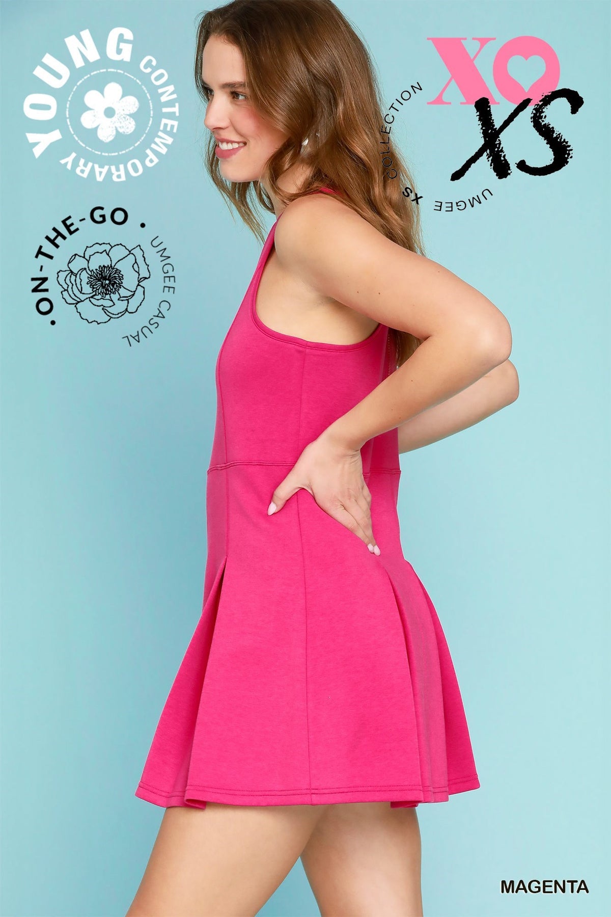 Luxenit Pleated Mini dress