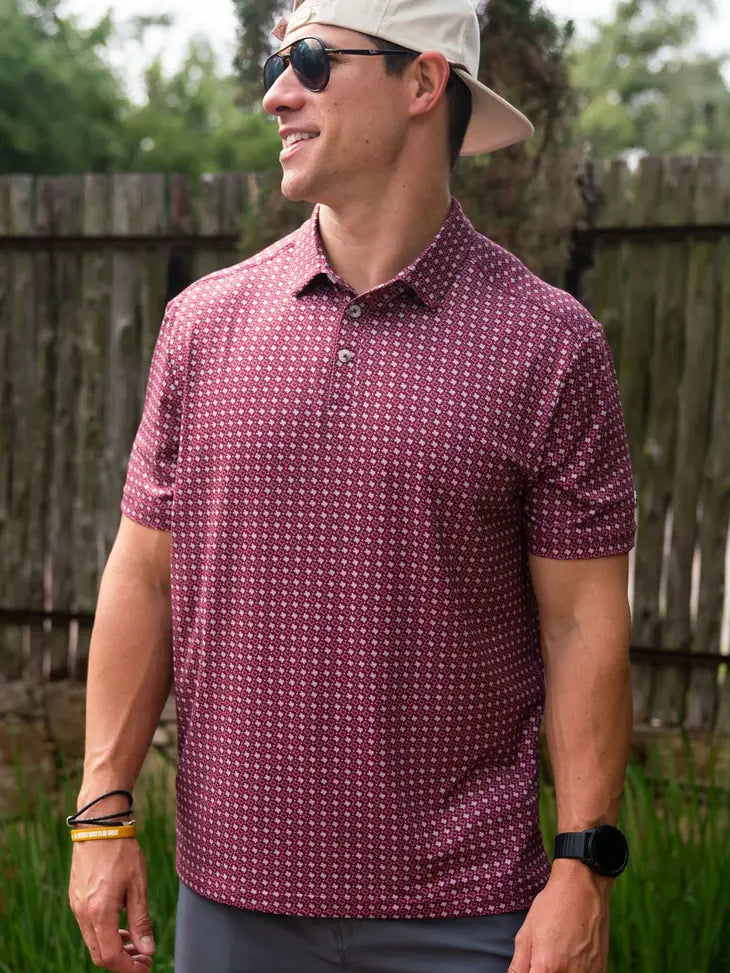 Performance Polo - Texas Maroon - KC Outfitter
