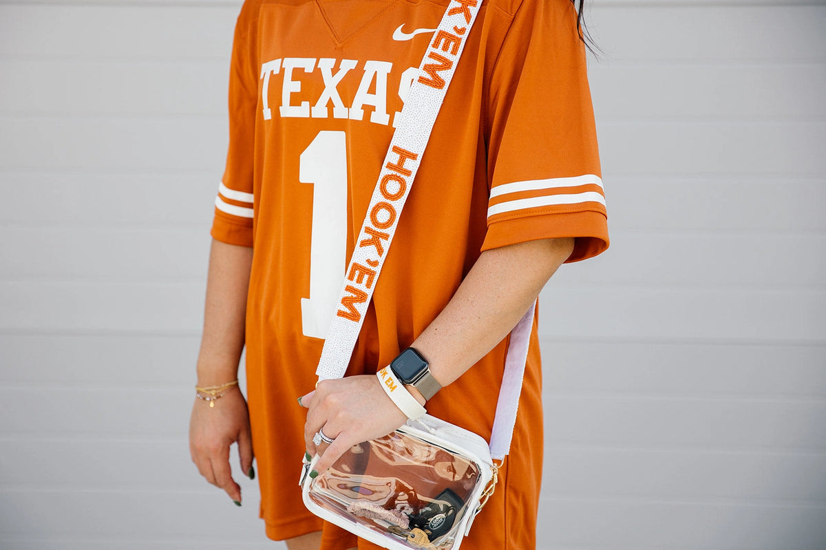 Hook 'Em Sequin Purse Strap