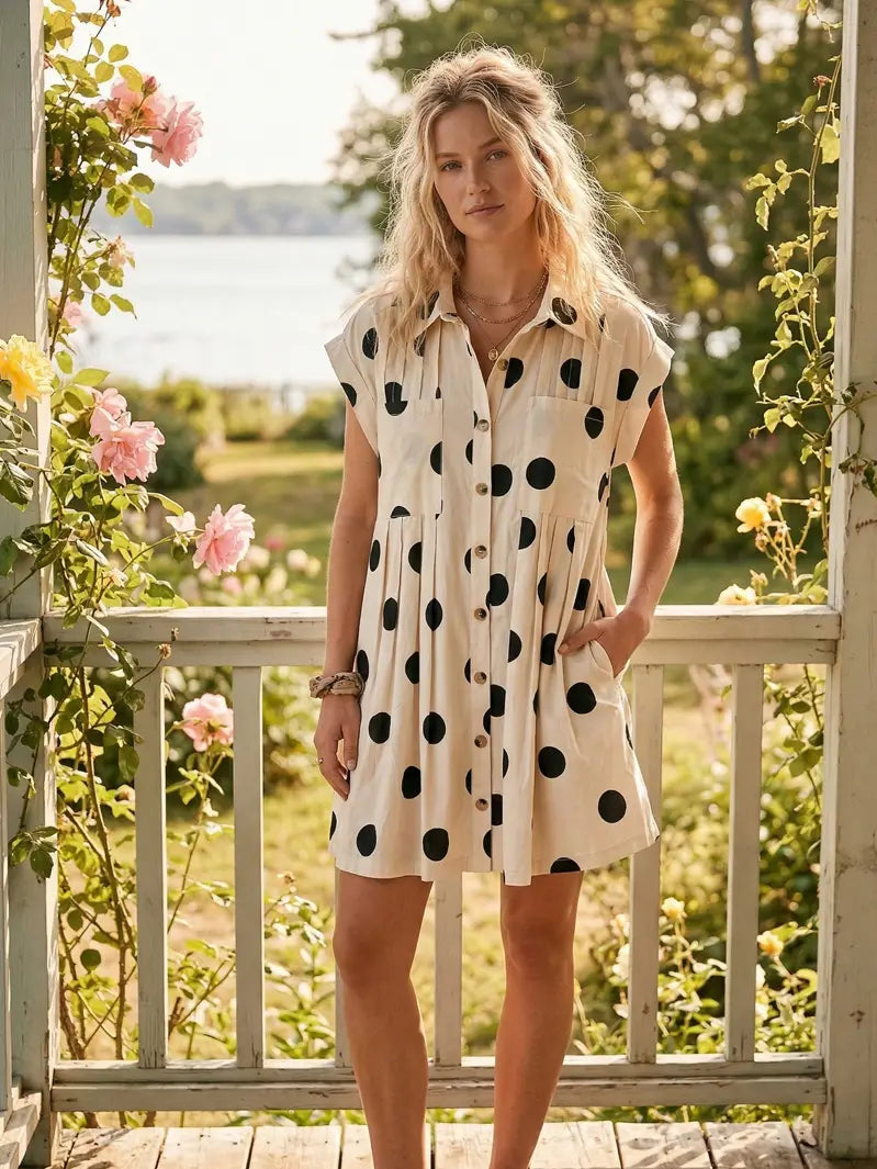 Nadia Polka Dot Dress - KC Outfitter