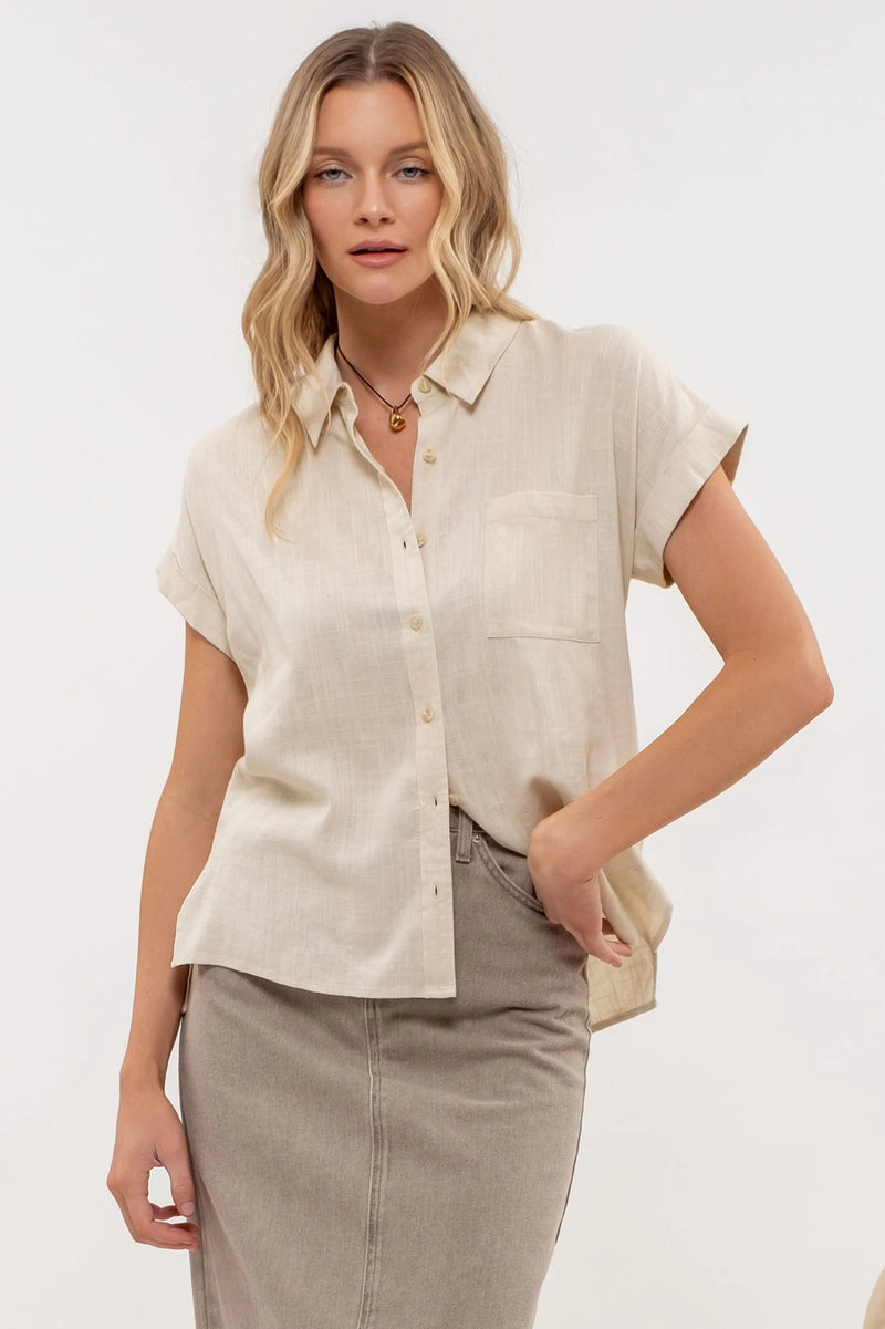 Laurie Button Down Top - KC Outfitter