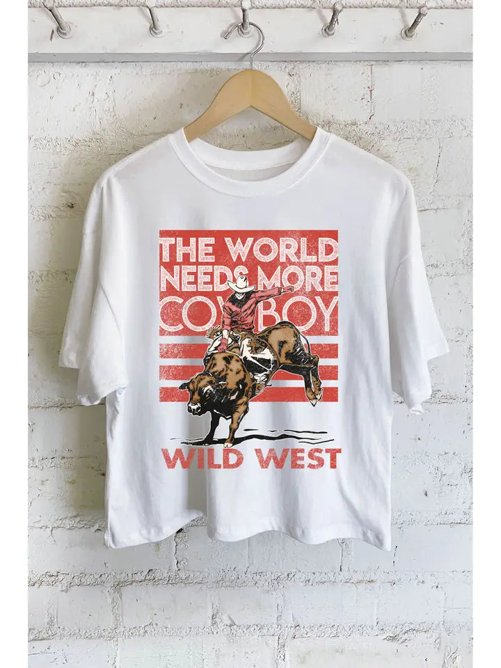 World Needs more Cowboy Tee - KC Outfitter