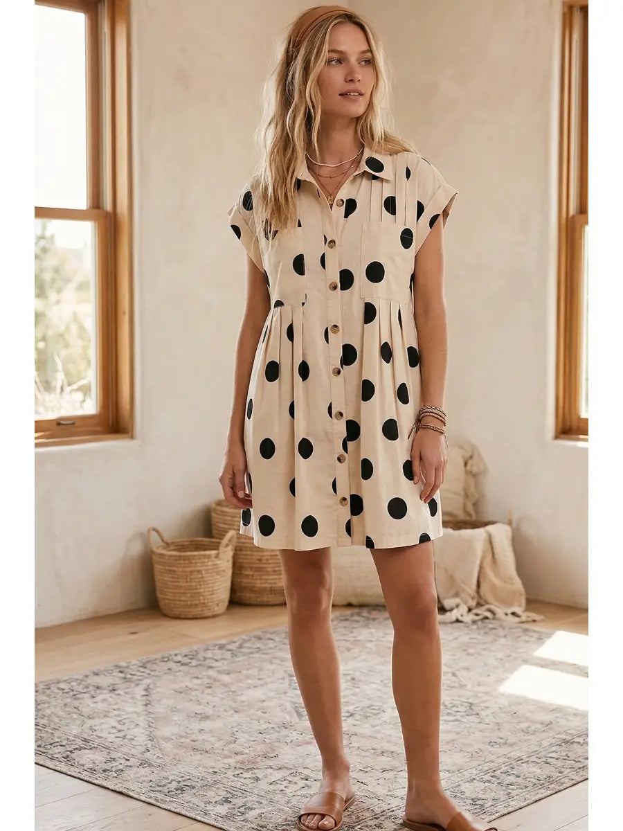Nadia Polka Dot Dress