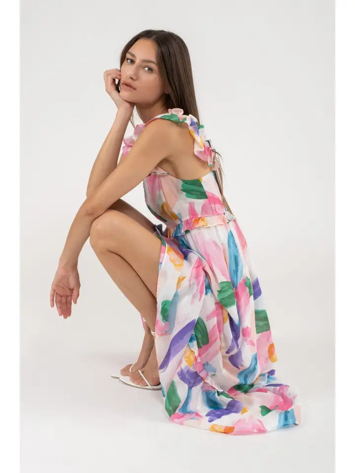 Emily Brush Stroke Dress - KC Outfitter