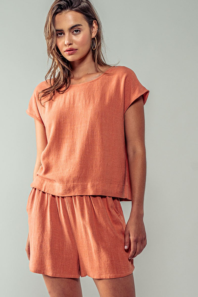 Calm energy Linen Top - KC Outfitter