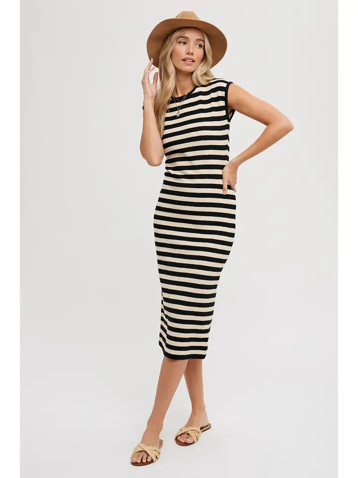 Kam Striped Tank Dress - KC Outfitter