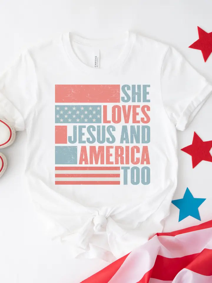 She Loves Jesus Tee - KC Outfitter