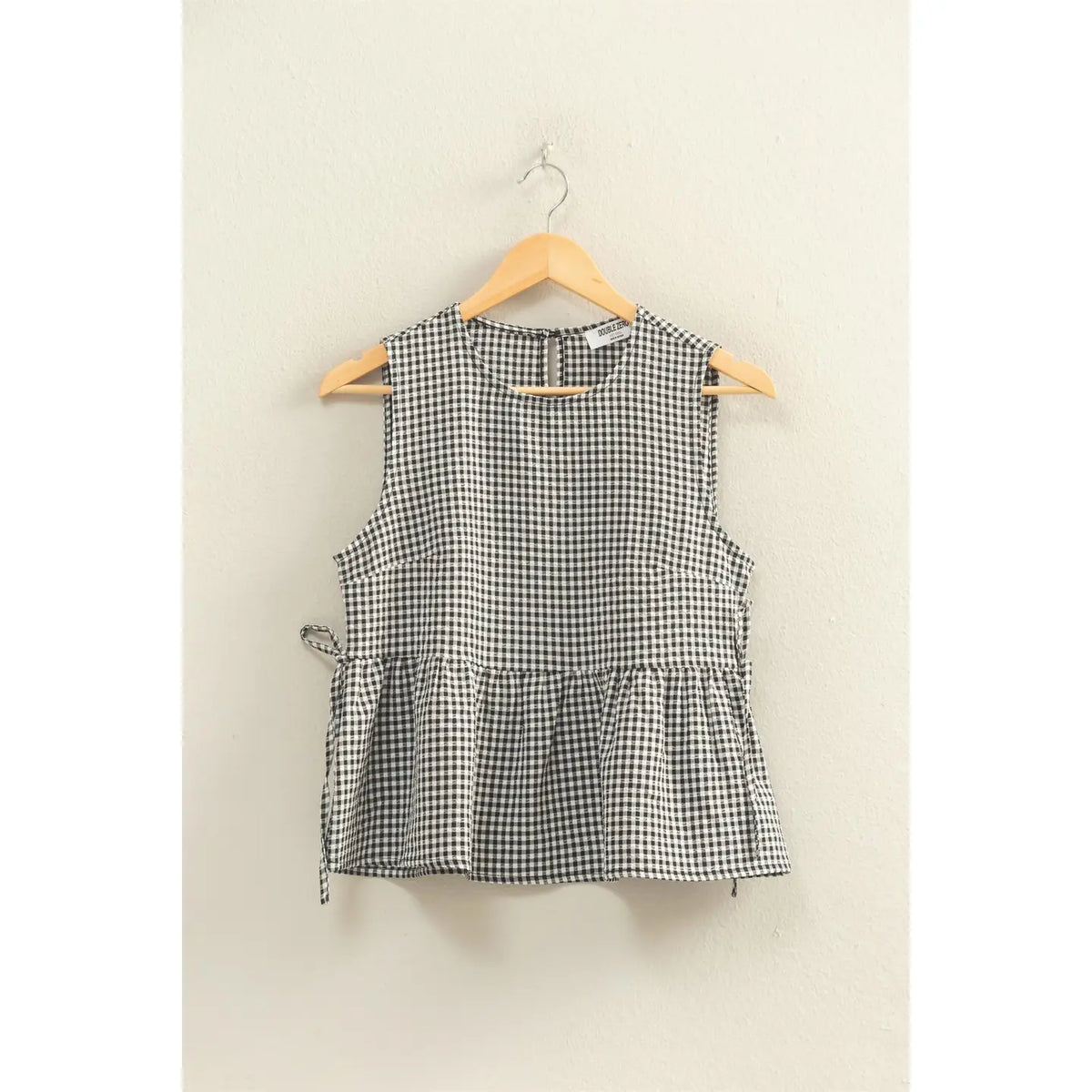 Gingham Sleeveless Top