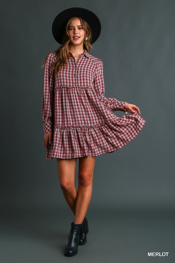 Blakelee Plaid Dress - KC Outfitter