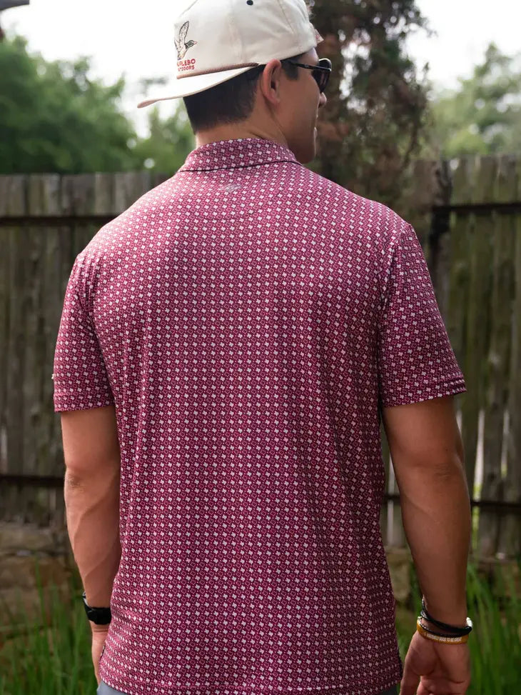 Performance Polo - Texas Maroon - KC Outfitter