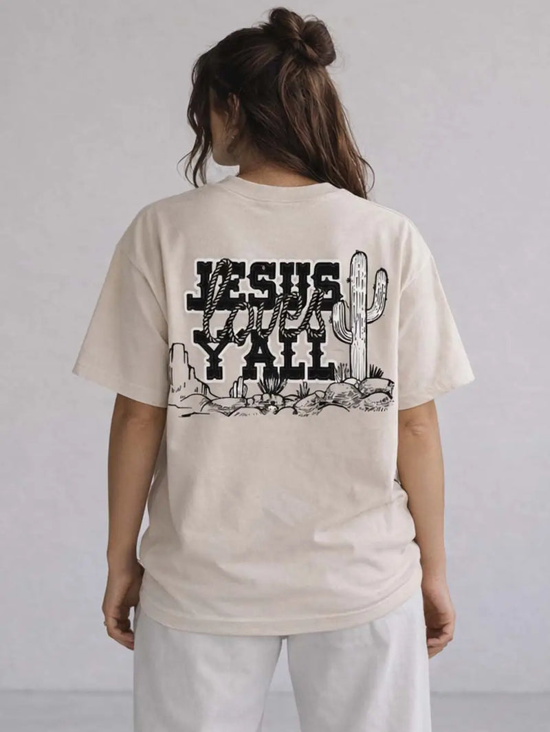 Jesus Loves Yall Tshirt - KC Outfitter