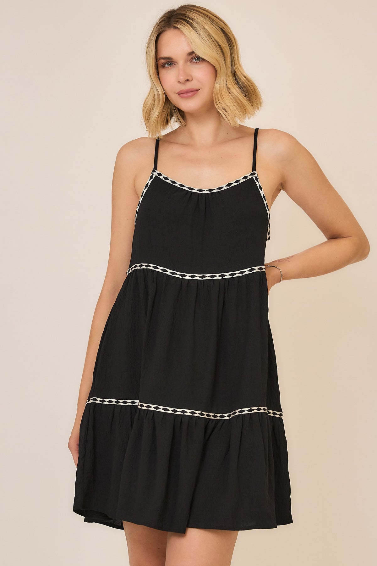Sadie Trim Detail Dress - KC Outfitter