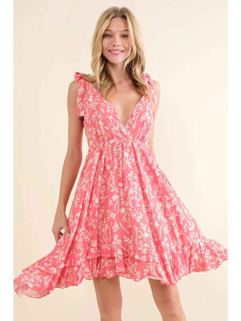 Floral Wrap Dress - KC Outfitter