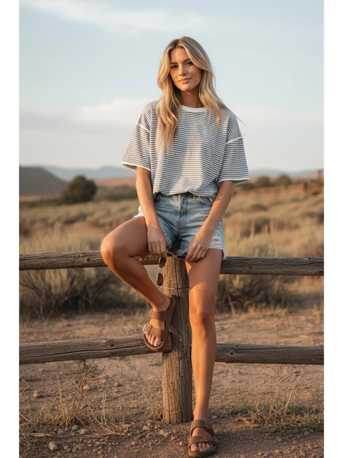 Gracie Striped Top - KC Outfitter
