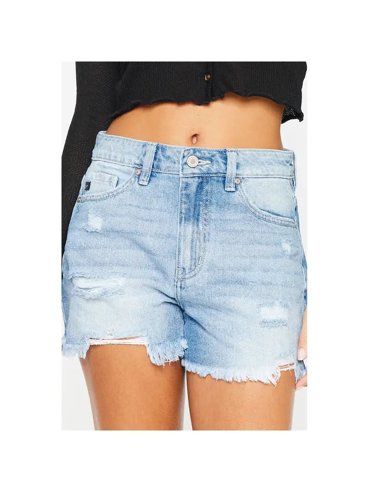 Clara Denim Rigid Shorts - KC Outfitter